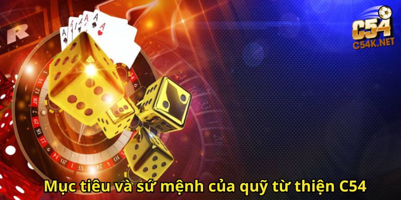 Mục tiêu và sứ mệnh của quỹ từ thiện C54